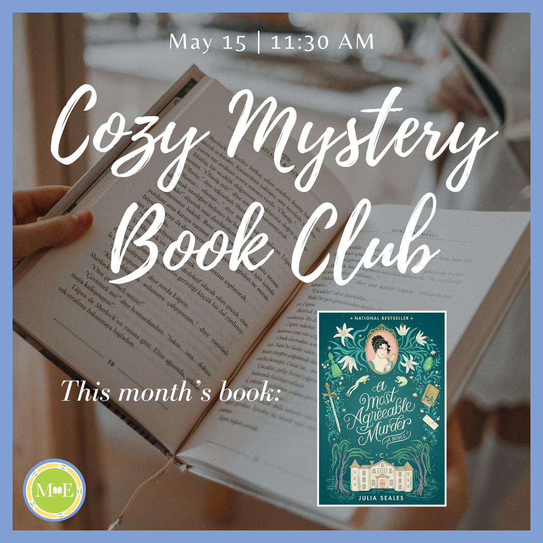 Click to register for cozy mystery book club