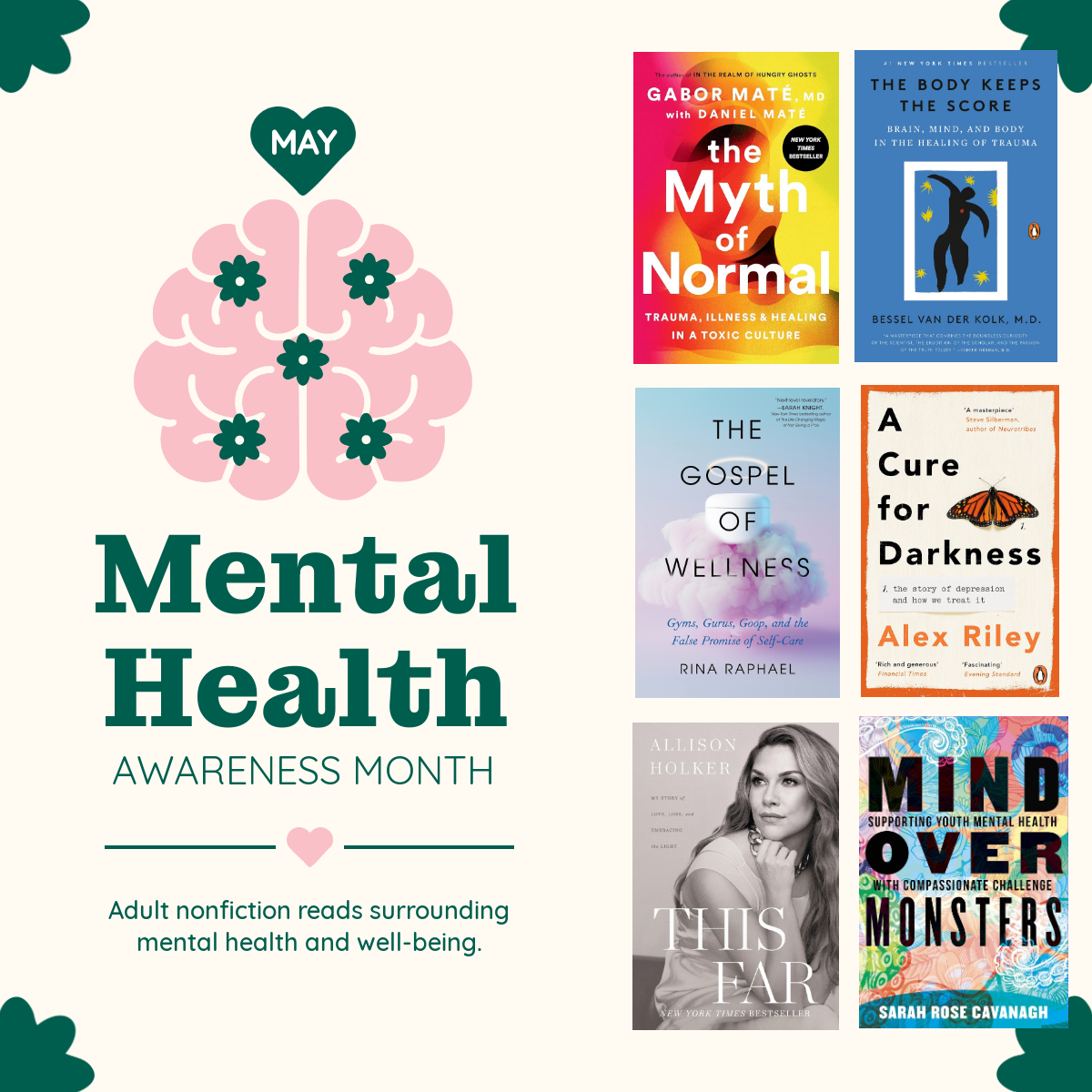 Mental health awareness month for adults