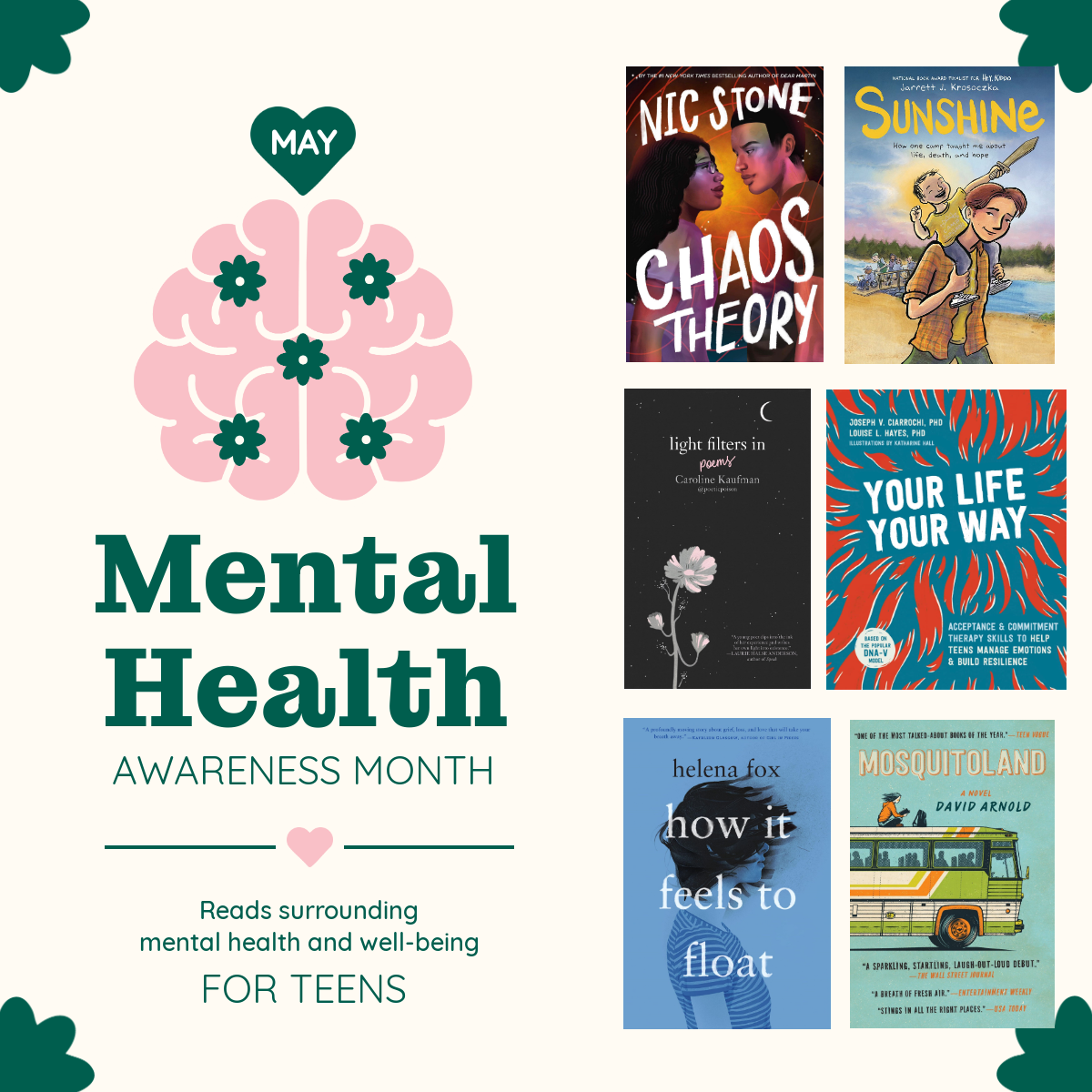 Mental health awareness month for teens