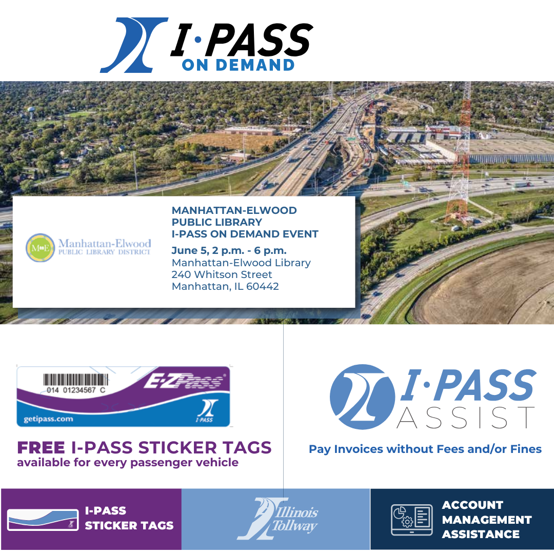 IPASS On Demand will be at the library on June 5th from 2-6pm