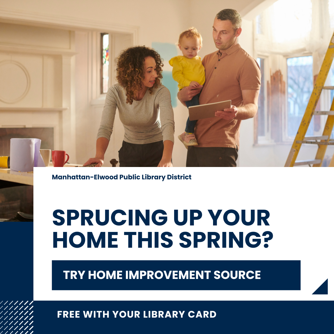 Sprucing up your home this spring? Try Home Repair Source for free with your library card