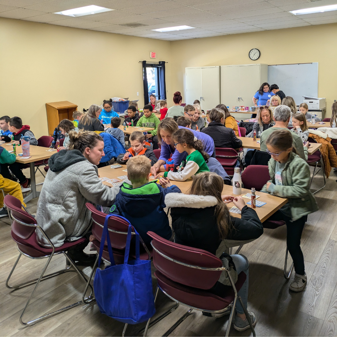 Image of the crowd during Kids Bingo