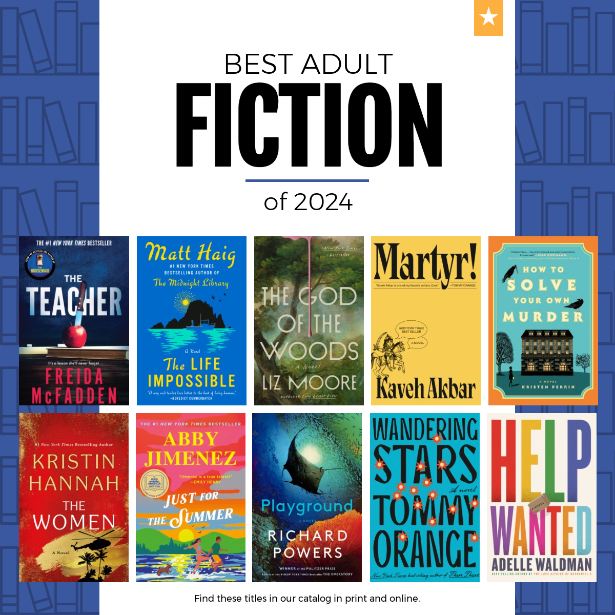 Best Adult Fiction 2024