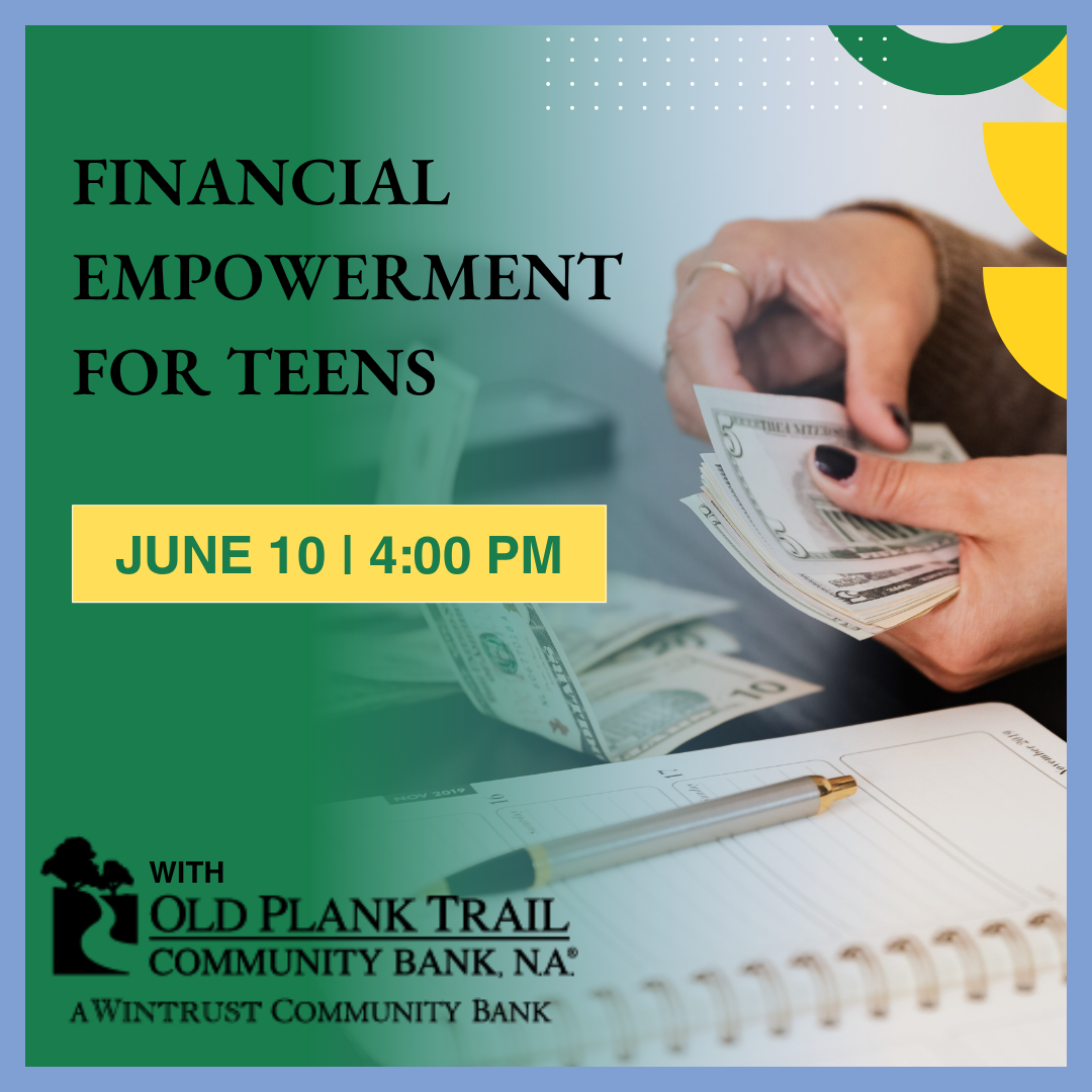 Click to register for Financial Empowerment for Teens
