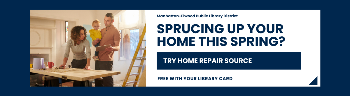 Sprucing up your home this spring? Try Home Repair Source for free with your library card