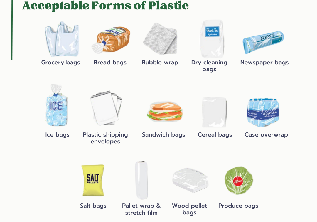 Acceptable materials for the NexTrex Challenge